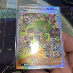 Pokemon TCG Clive 236/091 Paldean Fates Special Illustration Rare Card SIR NM - Image 3