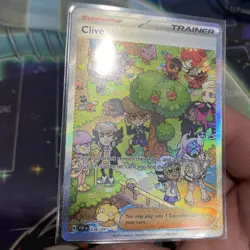 Pokemon TCG Clive 236/091 Paldean Fates Special Illustration Rare Card SIR NM - Image 4