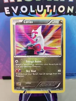 Latias 9/20 Dragon Vault Holo Rare Pokemon Card LP/MP - NO STAMP - Image 1