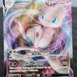 Pokemon Mew VMAX Fusion Strike 114/264 Ultra Rare Full Art Holo SWSH NM ✨ - Image 2