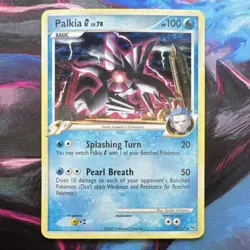 Pokemon PALKIA G 12/127 Platinum Holo Rare English Card 2009 - NM - Image 1