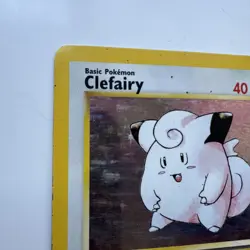 Pokemon TCG Clefairy Base Set 5/102 Holo Rare heavy played - Image 4