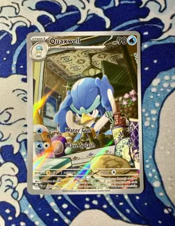 Quaxwell 207/193 Illustration Rare Paldea Evolved Pokemon English NM Pack Fresh✨ - Image 1