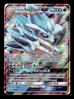 Alolan Sandslash GX - SM236 Holo Promo Sun & Moon Promo Pokemon Near Mint - Image 1