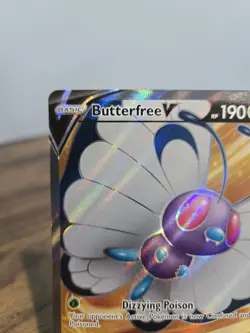 Pokemon Butterfree V (Full Art) : Darkness Ablaze #177/189 Ultra Rare Holo NM - Image 3