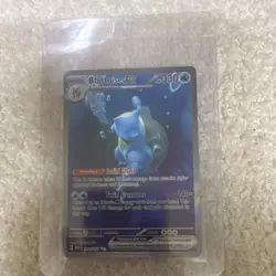 Pokemon Blastoise ex 200/165 Scarlet & Violet 151 Rare Holo Stage 2 HP 330 2023 - Image 1
