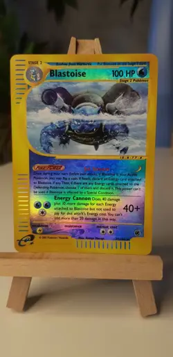 Pokemon Blastoise 4/164 Expedition Reverse Holo 2002 ENG MINT UNPLAYED RARE - Image 1