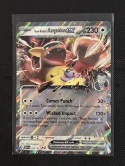 Team Rocket’s Kangaskhan ex 162/217 Double Rare - Pokemon TCG Ascended Heroes NM - Image 1