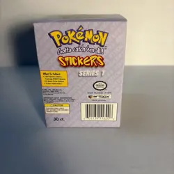 Pokemon Stickers Series 1 Artbox 1999 Full Retail Display Box of 30 Packs | G20 - Image 3