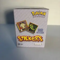 Pokemon Stickers Series 1 Artbox 1999 Full Retail Display Box of 30 Packs | G20 - Image 4