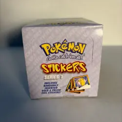 Pokemon Stickers Series 1 Artbox 1999 Full Retail Display Box of 30 Packs | G20 - Image 5
