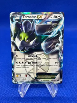 2013 Pokemon Black & White Plasma Freeze Tornadus EX Team Plasma 98/116 LP/MP - Image 1