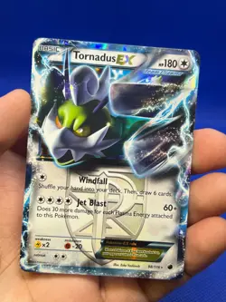 2013 Pokemon Black & White Plasma Freeze Tornadus EX Team Plasma 98/116 LP/MP - Image 2