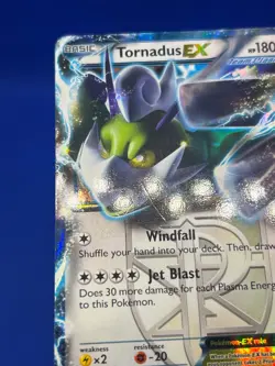 2013 Pokemon Black & White Plasma Freeze Tornadus EX Team Plasma 98/116 LP/MP - Image 4