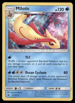 Milotic 27/111 Holo Rare Crimson Invasion Pokemon TCG NM - Image 1