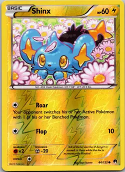 POKEMON SHINX 44/122 REVERSE HOLO BREAKPOINT NM/M - Image 1