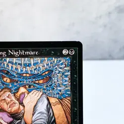 MTG Recurring Nightmare Exodus 72/143 Rare Black Enchantment Old Frame Magic Car - Image 3