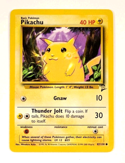 Pikachu - 87/130 - Base Set 2 - Vintage WOTC era - Pokemon Card_68 - Image 1