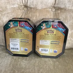 Pokemon TCG Cards Dragonite & Salamence Tins 3 Booster Packs New Sealed 2019 - Image 2