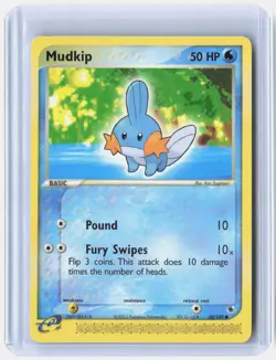 Mudkip 60/109 Common Ruby & Sapphire Pokemon Near Mint - Image 1