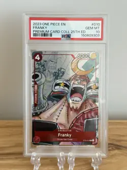PSA 10 ~ One Piece Premium Card Collection 25th Anniversary ST01-010 FRANKY - Image 3