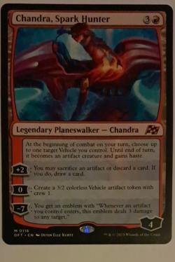 Chandra, Spark Hunter NM/M MTG Aetherdrift Magic the Gathering - Image 1