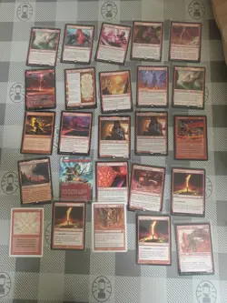 46 Red MTG Cards Mythic Rare And Few Others Excellent Condition Ungraded Sleeved - Image 1