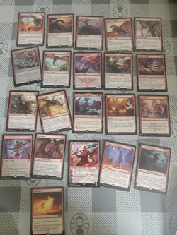 46 Red MTG Cards Mythic Rare And Few Others Excellent Condition Ungraded Sleeved - Image 2