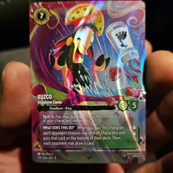 Disney Lorcana Kuzco-Impulsive Llama Foil Card 210/204 Emperor's New Groove - Image 1