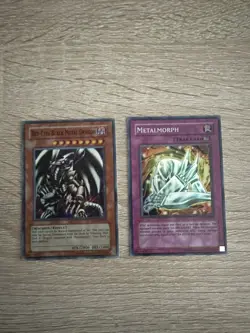 Yugioh Cards Red Eyes Black Metal Dragon Metalmorph Holos Set with Bonus Gift! - Image 1