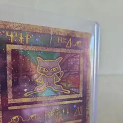 Ancient Mew Pokemon Card Holo Movie PROMO Medium Play, has a crease at top - Image 3