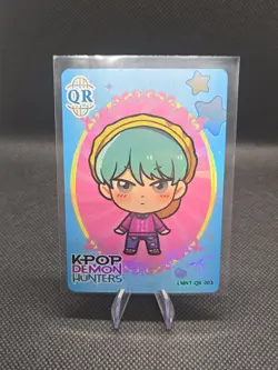 KPop Demon Hunters Exquisite Collection Card - Saja Boys, Baby QR #003 Holo - Image 1