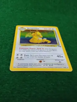 DRAGONITE 4/62 UNLIMITED CARD FOSSIL BASE SET 1999 HOLO TCG POKEMON RARE! - Image 5