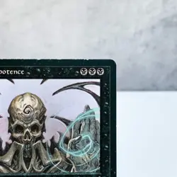 MTG Necropotence Ice Age Black Enchantment Rare Old Frame Mark Tedin Magic Card - Image 3
