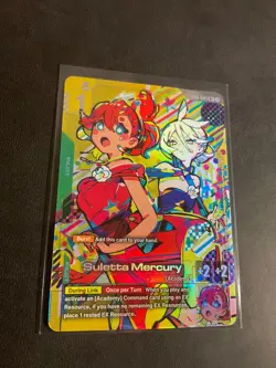 Gundam Card Game- Suletta Mercury (R+) - Phantom Aria (GD04) English NM - Image 1