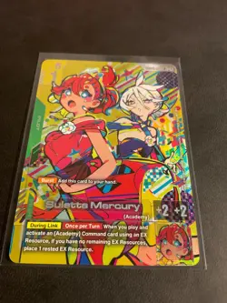 Gundam Card Game- Suletta Mercury (R+) - Phantom Aria (GD04) English NM - Image 2
