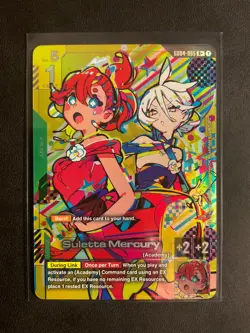Gundam Card Game- Suletta Mercury (R+) - Phantom Aria (GD04) English NM - Image 3