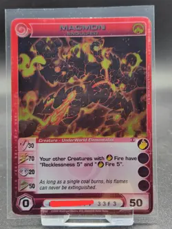 Chaotic Card : Magmon Engulfed Alliances Unraveled Rare Creature - Image 1