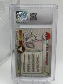2000 Topps Pokemon Series 3 Mewtwo Card #150 CGC 10 - Image 2