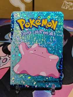 Ditto #132 2000 Pokemon Vending Prism Holo Sticker Card - Image 1