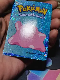 Ditto #132 2000 Pokemon Vending Prism Holo Sticker Card - Image 4