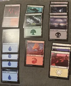 MTG Land Station - 15 of each Basic Land - All LP+ - Image 1