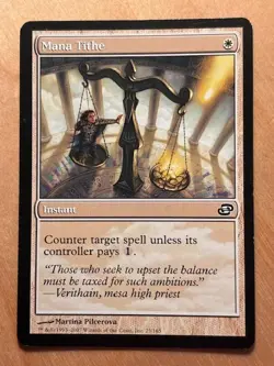 Magic the Gathering MTG Mana Tithe Planar Chaos LP - Image 1