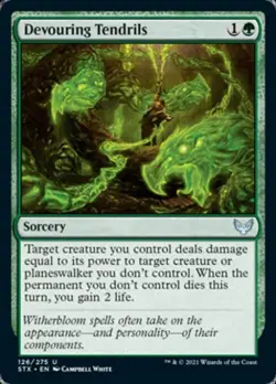 Devouring Tendrils - Near Mint MTG Strixhaven - Image 1