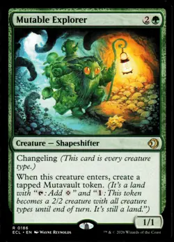 Mutable Explorer 186 Rare Lorwyn Eclipsed Magic: The Gathering NM/M - Image 1