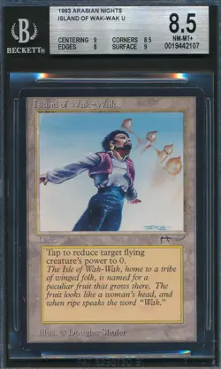 Arabian Nights Island of Wak-Wak BGS 8.5 Graded Magic MTG (2107) - Image 1