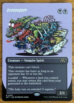 MTG Aetherdrift, Bloodghast - Borderless - Image 1