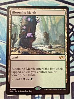 Blooming Marsh #266 - MTG Outlaws of Thunder Junction NM Non-Foil - Image 1