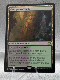 Magic the Gathering * Overgrown Tomb * Lorwyn Eclipsed * Regular * NM-M - Image 1