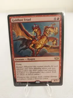 MTG Magic the Gathering Goldlust Triad Commander: Tarkir: Dragonstorm (#0034) NM - Image 1
